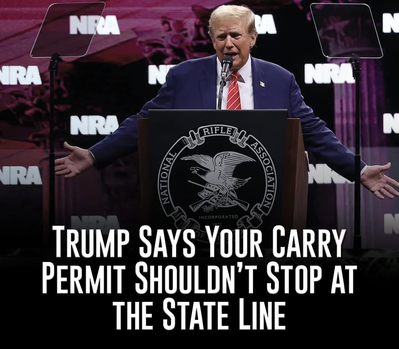 Trump Says Your Carry Permit Shouldn’t Stop At The State Line